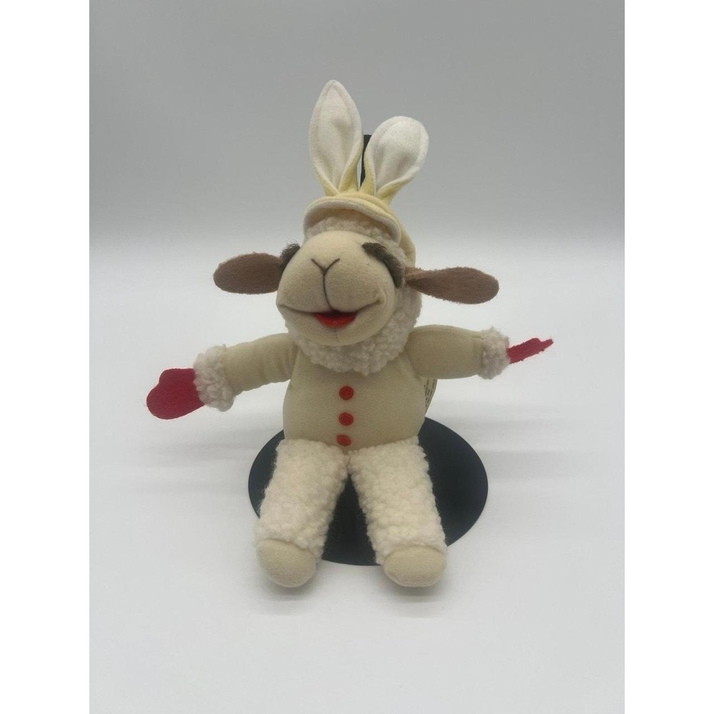 1993 Vintage 9" Shari Lewis Lamb Chop Stuffed Animal Plush Lamb